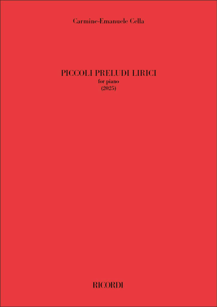 Piccoli Preludi Lirici